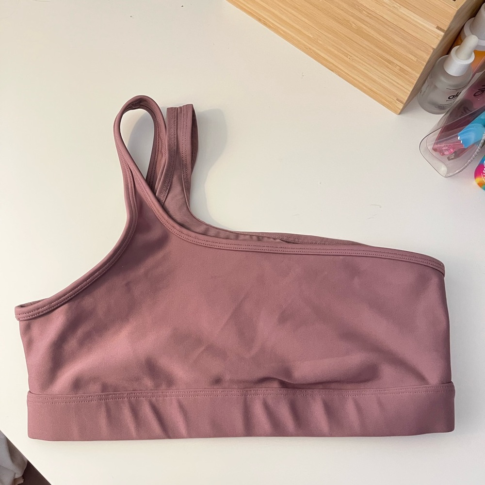 One shoulder airlift bra